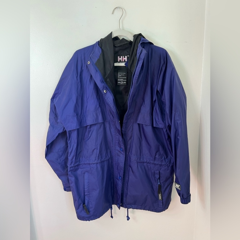 Helly Hansen Rain Jacket Blue Medium - image 1